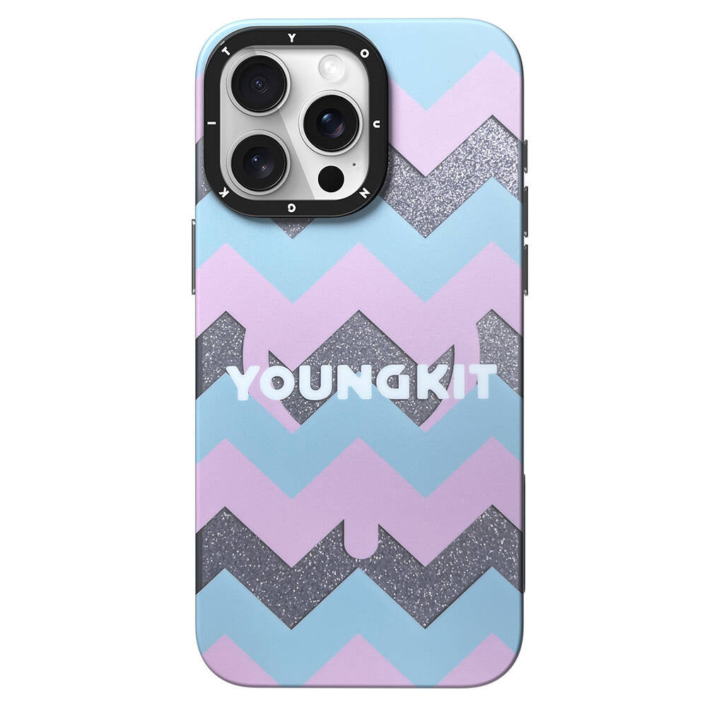 Youngkit Star Dazzle Serisi iPhone 15 Pro Max M-safe Şarj Özellikli Kılıf Youngkit Star Dazzle Serisi iPhone 15 Pro Max M-safe Şarj Özellikli Kılıf